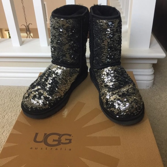 black and silver sparkle uggs black and silver sparkle uggs
